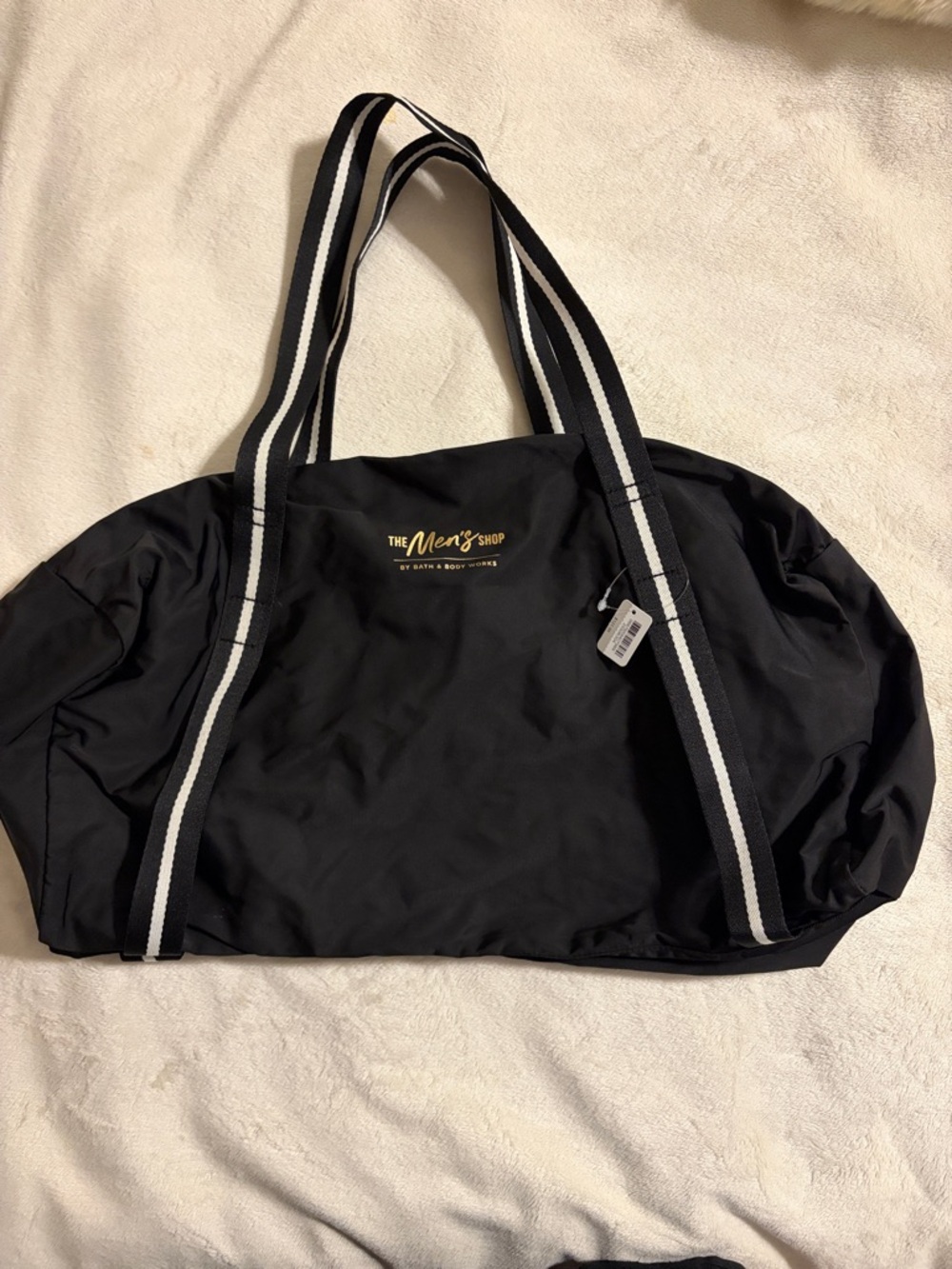 Bath & Body Works Men’s Shop Duffle Bag-Black NWT